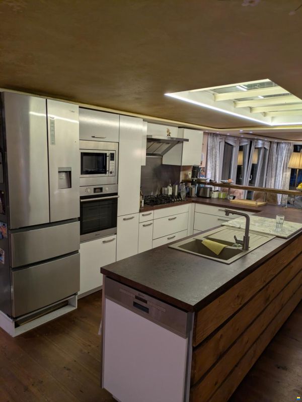 Hausboot Wohnschiff XXL 2 Stock 19,96 x