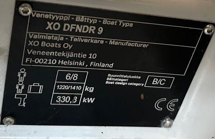 XO Boats DFNDR 9