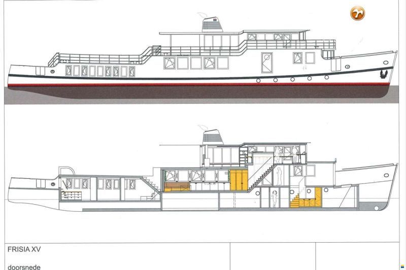 Live aboard MY With berth in Amsterdam