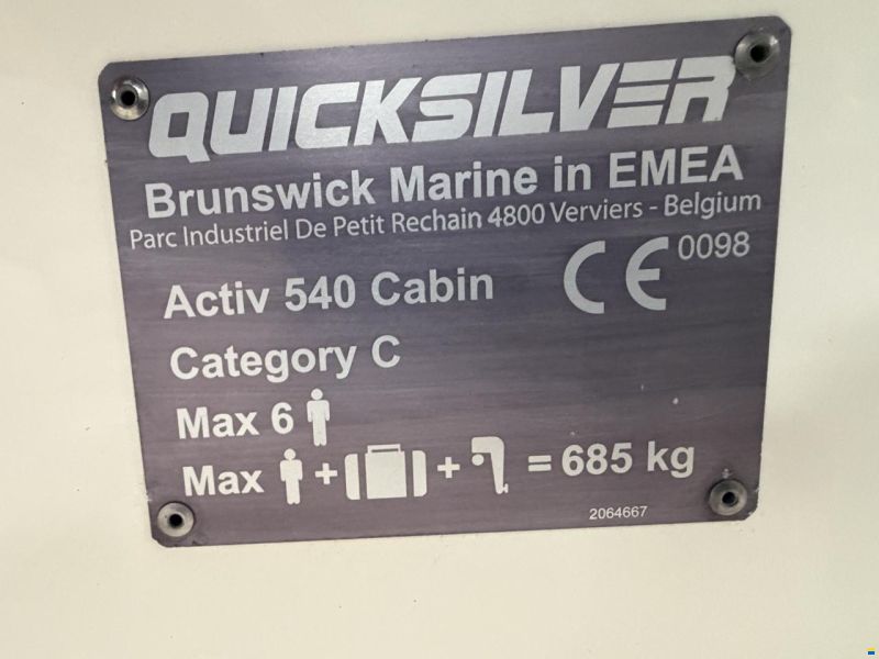 Quicksilver 540 – Suzuki 140 HK – Topuds