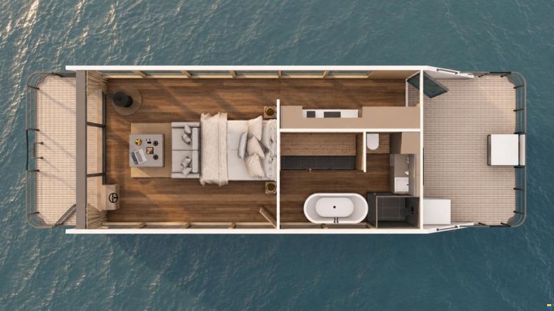 Desidus LAKE SUITE Hausboot | Hausyacht | Solar