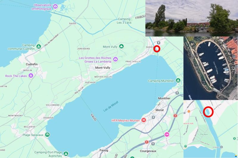 Place d'amarrage dans un port privé