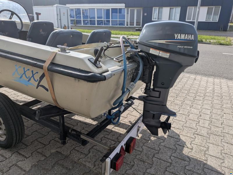 Boot met trailer