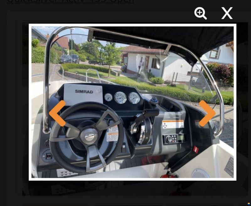 Quicksilver 455 Active Open