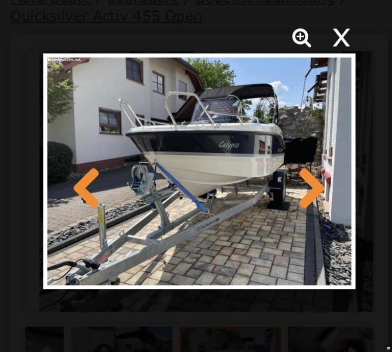 Quicksilver 455 Active Open