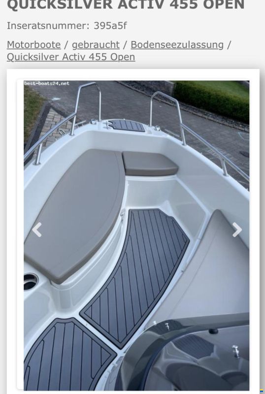 Quicksilver 455 Active Open
