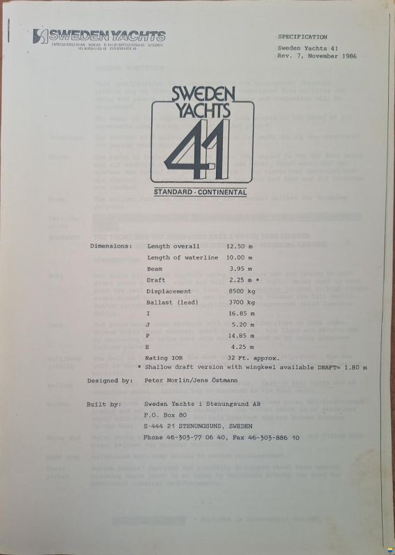 Sweden Yachts C41