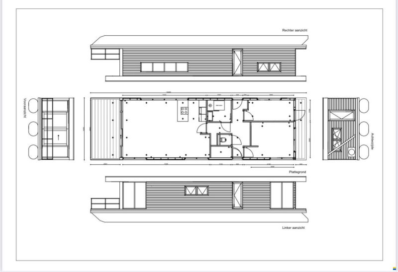 TMB60eco Houseboat Bij Rotterdam Ligplaa