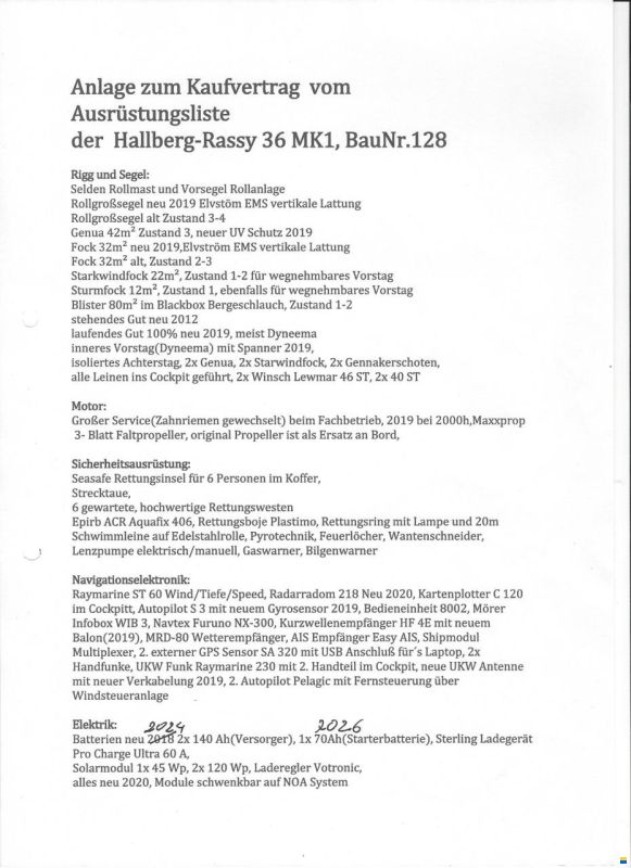 Hallberg-Rassy HR 36 Mk1