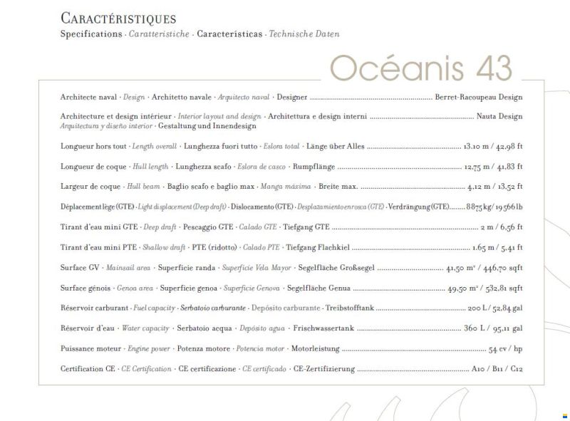 Beneteau Oceanis 43