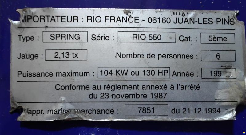 Rio Iberica Spring 550