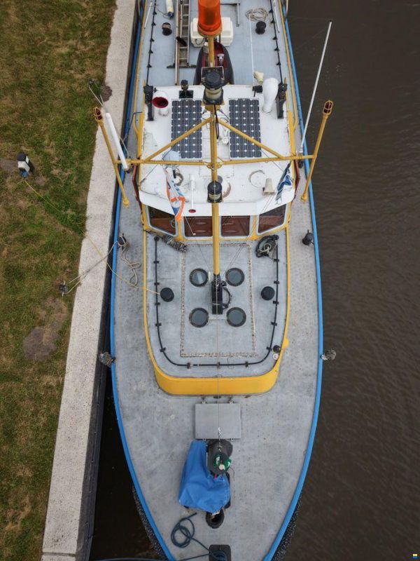 Varend Woonschip ex RWS vlet 14.78
