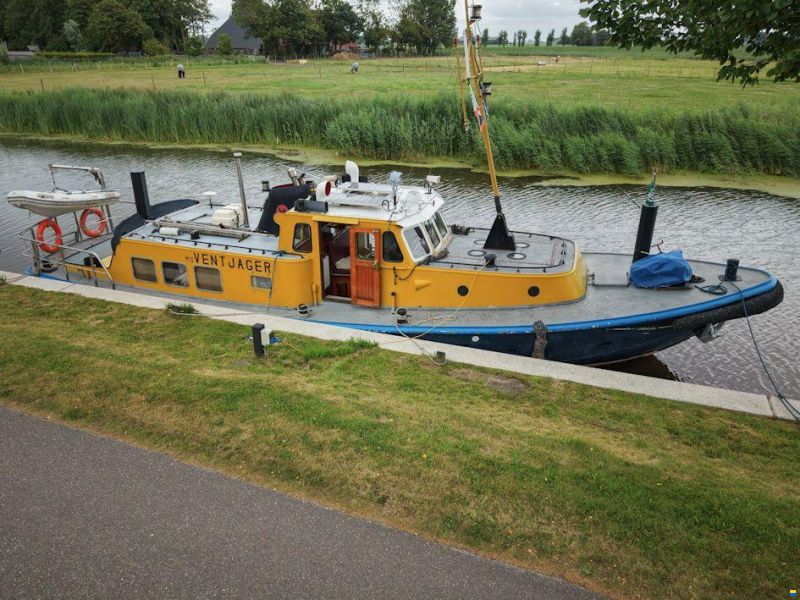 Varend Woonschip ex RWS vlet 14.78