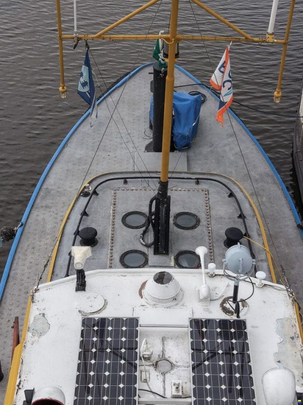 Varend Woonschip ex RWS vlet 14.78