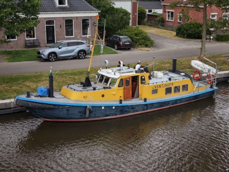 Varend Woonschip ex RWS vlet 14.78