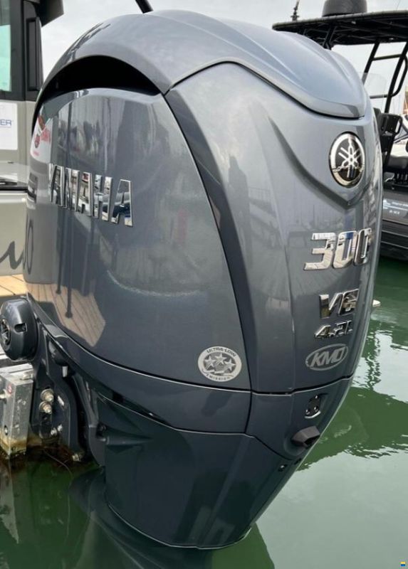 Yamaha F300 NSB V6 4.2L Outboard Engine – Grey
