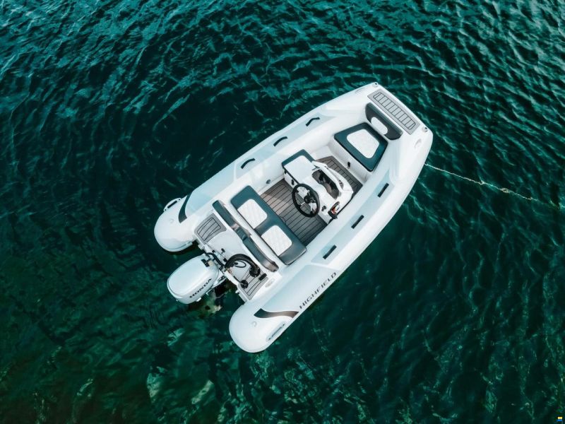 Highfield Sport 300 White HYPALON With Honda BF30
