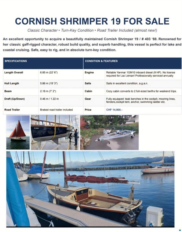 Cornish Crabbers Shrimper 19