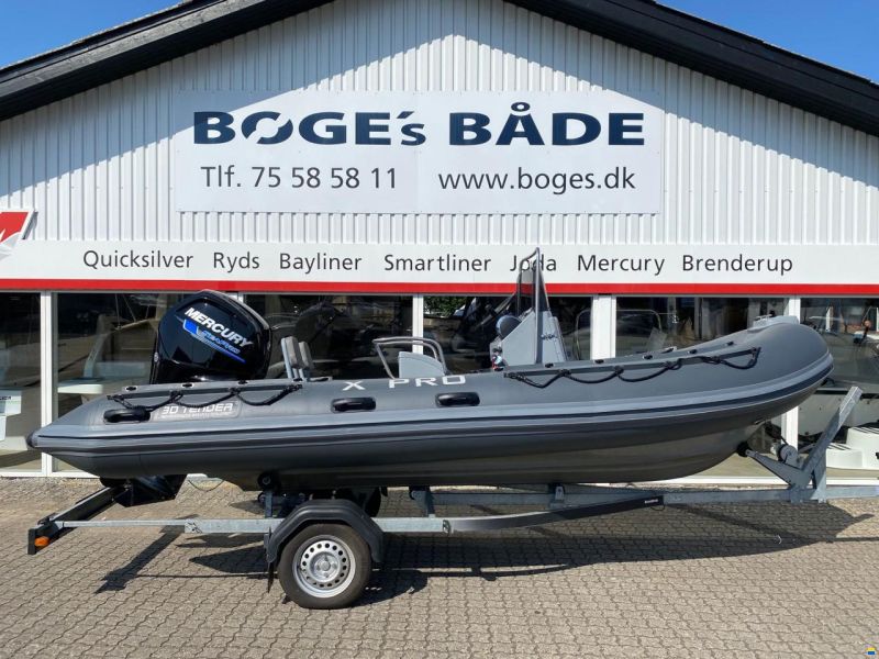 3D Tender X-PRO 535 RIB med F75 hk Mercury SeaPro