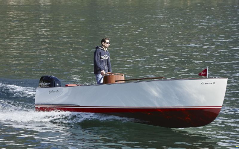 Glisenti Lancia artigianale in legno