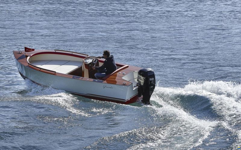 Glisenti Lancia artigianale in legno