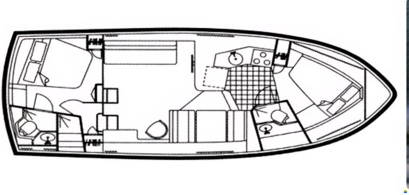 Carver 33 Aft Cabin