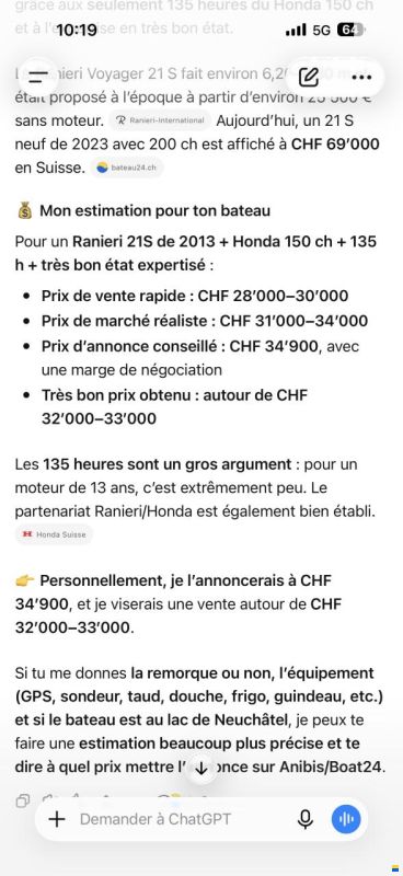 Ranieri 21S expertisé