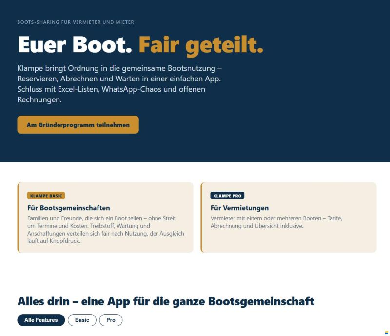 Gratis-Pilot: App f&uuml;r Bootsgemeinschafte