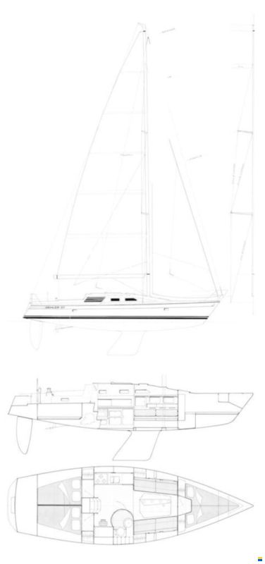 Dehler 37 cws 3-cabins