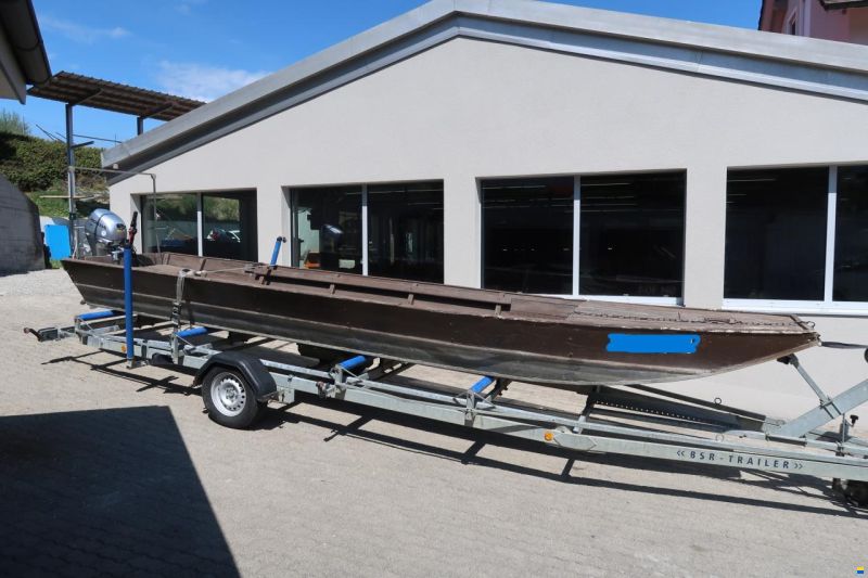 Alu/Holz F&auml;hrboot Forster Diessenhofen 7