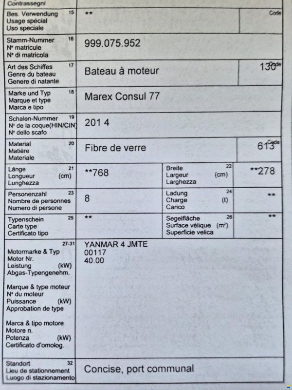 Marex Consul 77
