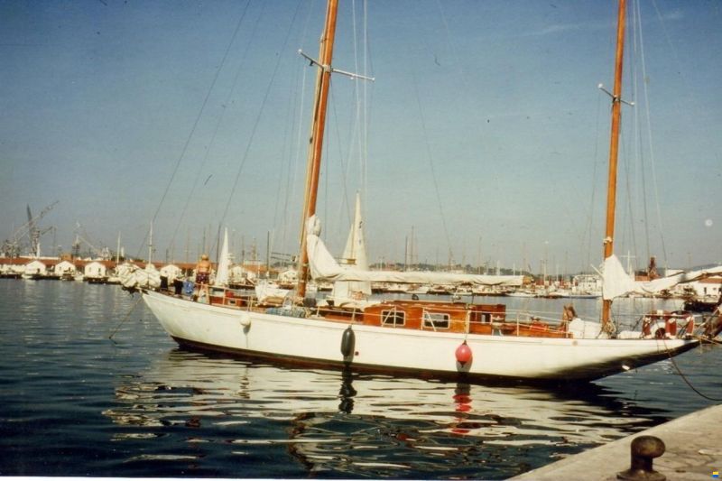 Custom Built Lomakhine Classic Teak Yawl