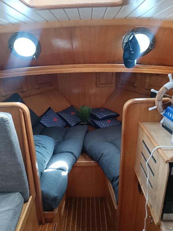 Gruno Motoryacht Stahlboot Verdränger Fly