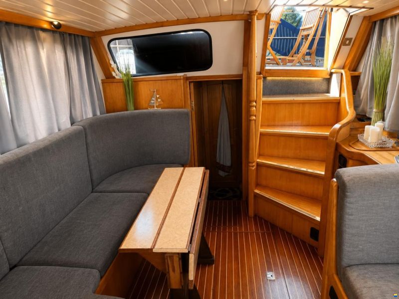 Gruno Motoryacht Stahlboot Verdränger Fly