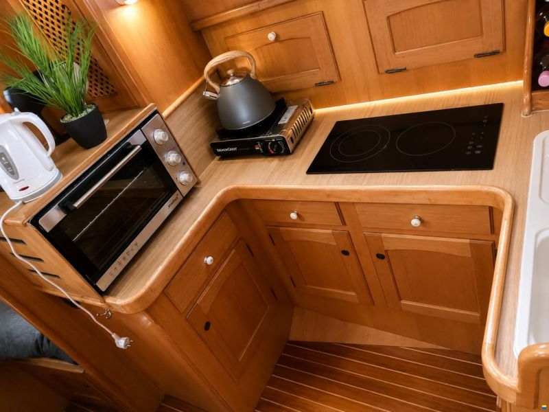 Gruno Motoryacht Stahlboot Verdränger Fly