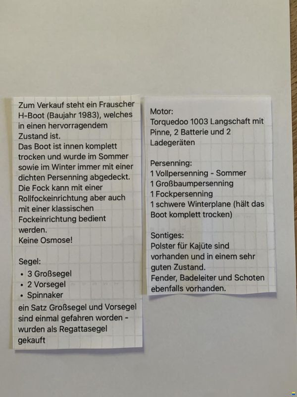 Frauscher H-Boot