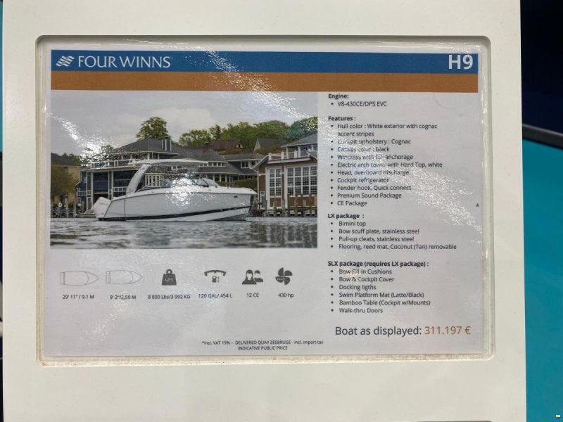 Four Winns H9 Bowrider