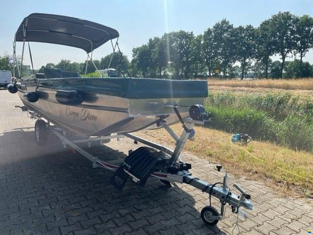 Spaarndammer aluminium platbodem 6.0 Jon