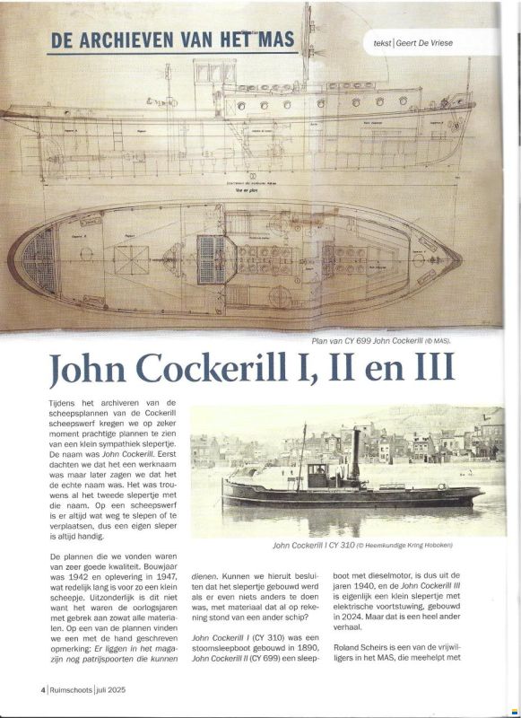 John Cockerill 1945 Custom woonboot