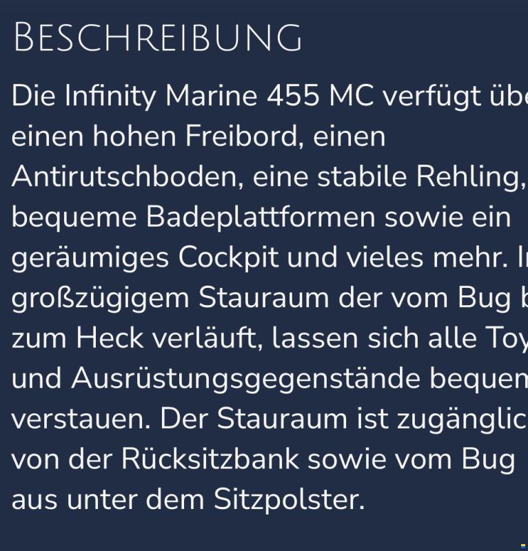 Infinity 455 MC