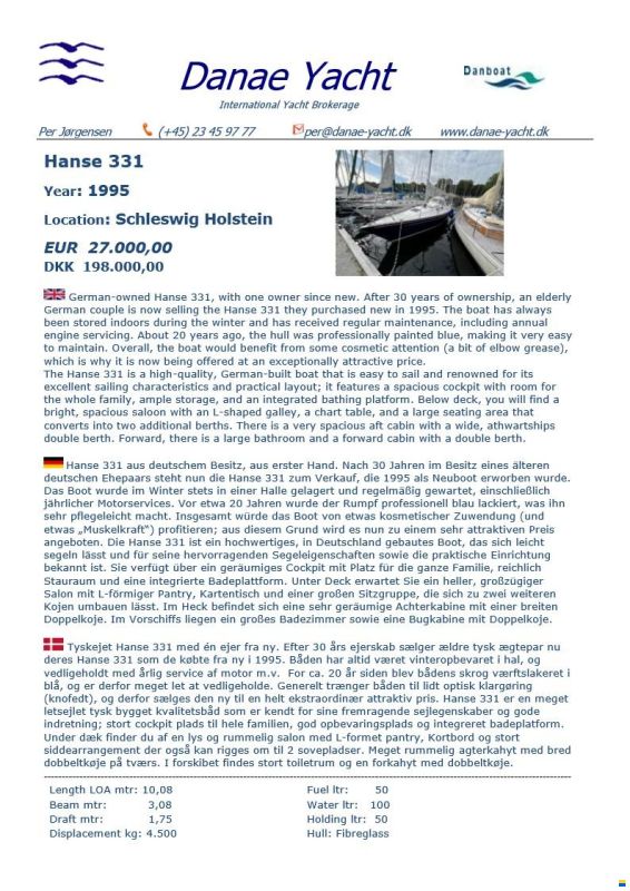 Hanse 331