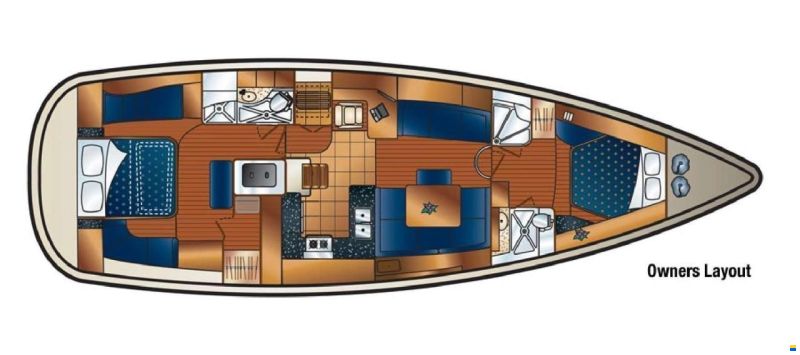 Hunter 50 Centercockpit