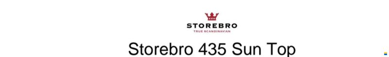 Storebro 435 Sun Top