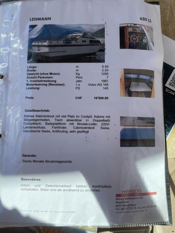 Lehmann Boote Lehmann Kabinenboot