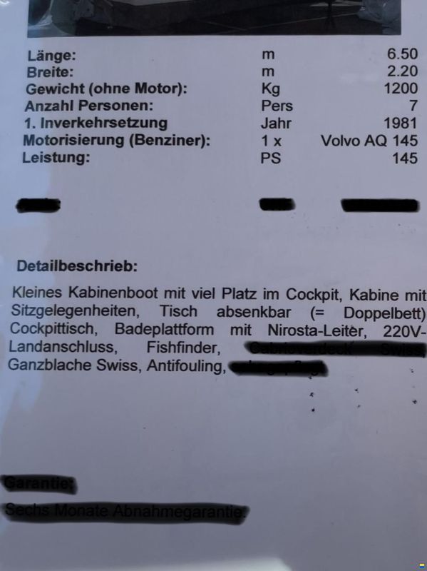 Lehmann Boote Lehmann Kabinenboot