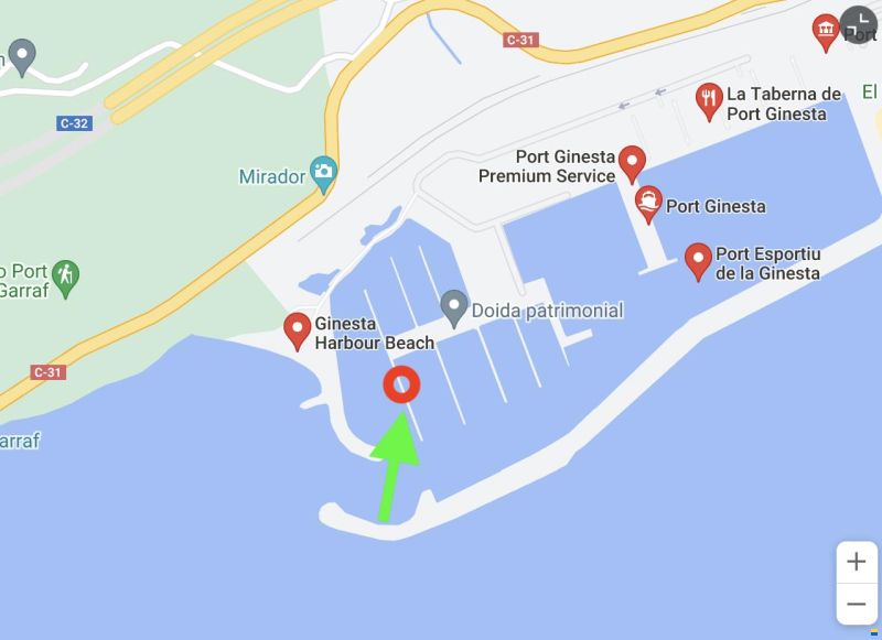 Te huur/te koop ligplaats Port Ginesta