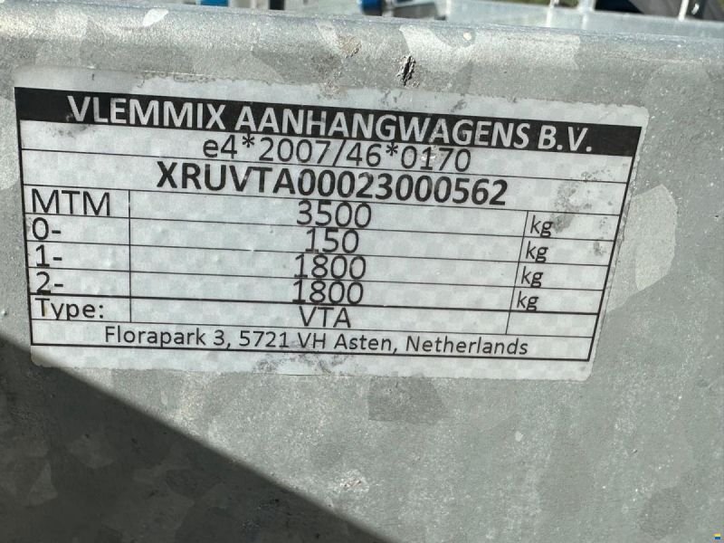 Vlemmix 3500 Q trailer