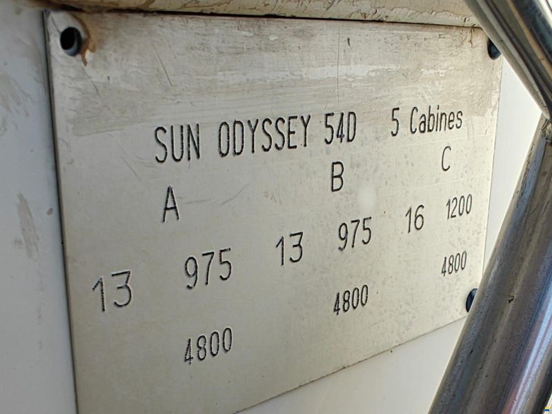Jeanneau Sun Odyssey 54 DS