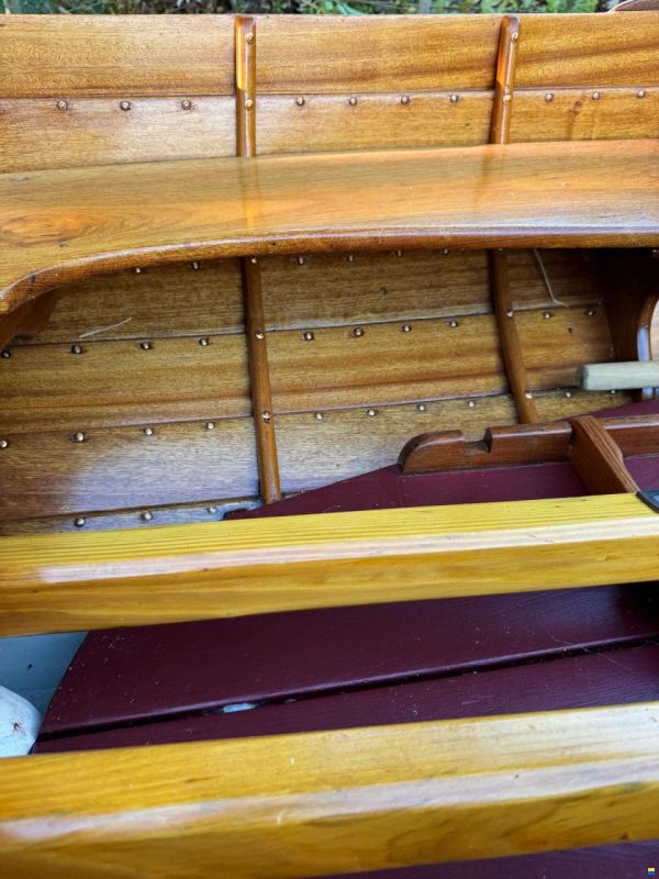 Furrer Klinker-Ruderboot Mahagoni Holz