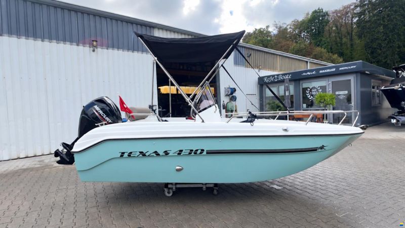 Texas 430 Open inkl. Trailer (1. Hand) Schwei